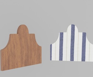 Headboard Curved Contour Set