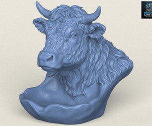 Cow Head Decorative Object Holder