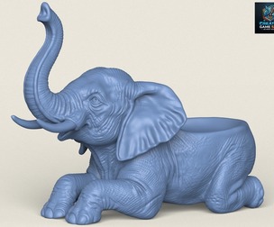 Elephant Decorative Object Holder