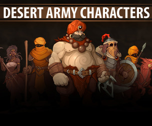 Desert Army Characters