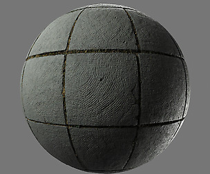 Block concrete pavement