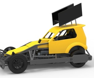 New Zealand Superstock car Version 5 Scale 1:25