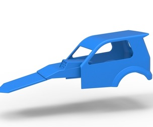 Shell of New Zealand Superstock car V3 Scale 1:25