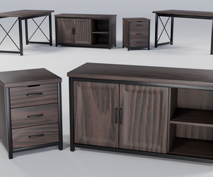 Industrial Mobile Drawer Cabinet