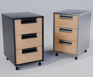 Industrial Mobile Drawer Cabinet