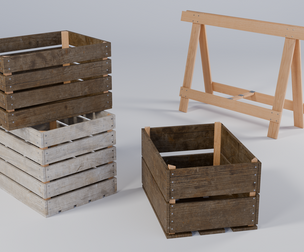 Wooden Workshop Props Pack