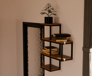 Modern Modular Wall Shelf