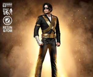 Wicked Michael Jackson 93 Sculpture: Tested and ready for 3D printing (STL FILES)