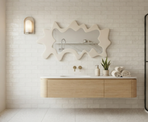 Original wood mirror
