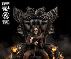 Wicked Music Ozzy Osbourne Sculpture: Tested and ready for 3D printing
