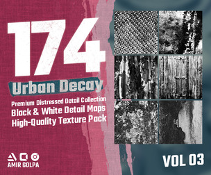 174 Urban Decay & Surface Character Atlas – Premium Distressed Detail Collection | Vol. 3