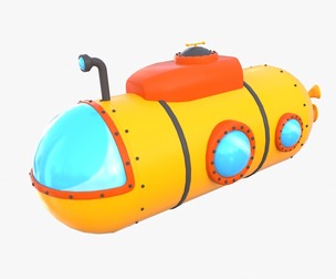 Cartoon Submarine V1