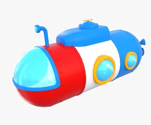 Cartoon Submarine V2