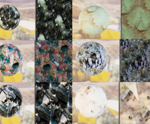 51 PBR Mineral and Ore Textures Pack - Stylized and Realistic Game Assets