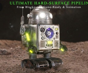 Ironclad Courier Bot – AAA Game-Ready 3D Asset
