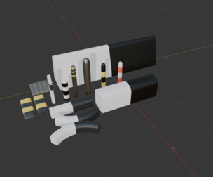 Urban Traffic & Road Prop Pack - Game-Ready Street Assets