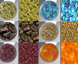MEGA PACK Ultimate Colorful Ore & Crystal Mineral PBR Textures (2K)