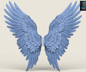 Angel Wings Print Ready 3D Model