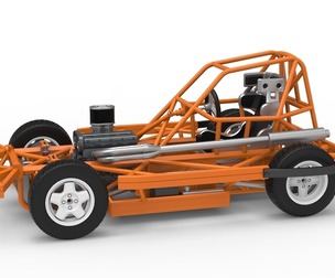 BriSCA Formula 2 Stock Car Base Scale 1:25
