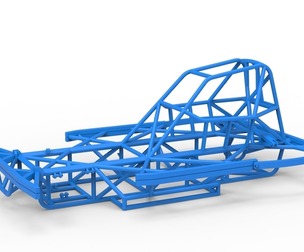 Frame of BriSCA Formula 2 Stock Car Scale 1:25
