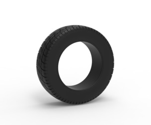 Race tire 10 Scale 1:25