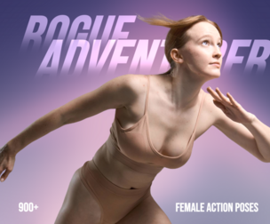 900+ Rogue Adventurer Female Action Pose References