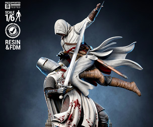 Wicked Video Games Assassin’s Creed 1 Diorama: Tested and ready for 3D printing