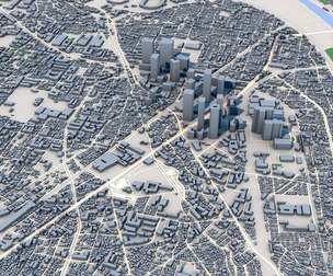 Tokyo City Japan 3D Model - Urban Landscape - Japanese Metropolis Architecture