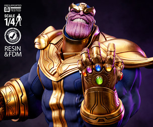 Wicked Marvel June 2026 Term Thanos Bust: Tested and ready for 3D printing