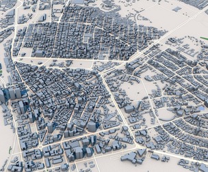 Low Poly Dar es Salaam City Tanzania 3D Model