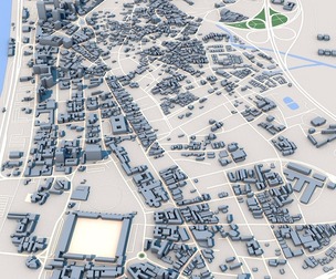 Low Poly Lagos City Nigeria 3D Model