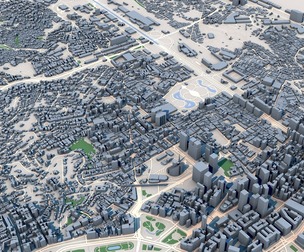 Low Poly Rio de Janeiro City Brazil 3D Model