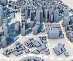 Low Poly Grand Hyatt Manila PBCom Tower Filipine 3D Model