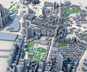 Low Poly Hong Kong China International Commerce Centre Two International Finance Centre 3D Model