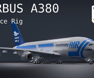 Airbus A380 airliner
