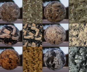 2K PBR Crystals & Rare Minerals Textures Pack