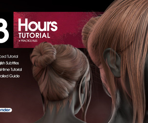 Game-Ready Hair Tutorial (Ultimate Guide) 3 Hours of Creating Hair Using Hair Cards