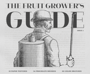 The Fruit Grower's Guide Procreate Kit