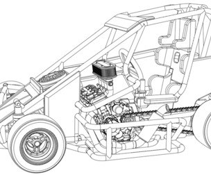 SVG files of Pavement 600 Micro sprint car