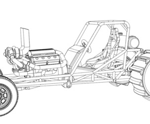 SVG files of Dirt Dragster Version 1