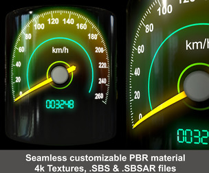 Procedural Gauge Dial Substance Generator