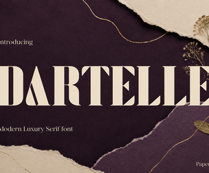 Dartelle - Modern Luxury Serif Font Duo