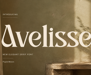 Avelisse — Modern Luxury Serif Font for Branding & Editorial