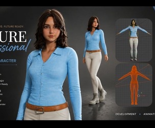 Future Professional - 3D Rigged Character
