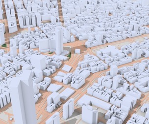Low Poly New York Cityscape USA 3D Model