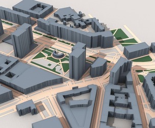 Low Poly Cityscape Vol.7 3D Model