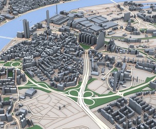 Low Poly Cityscape Vol.7 3D Model
