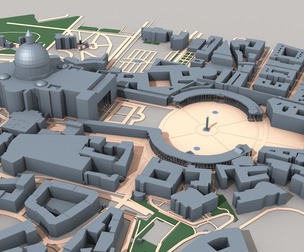 Low Poly Vatican City Country in Europe 3D Model
