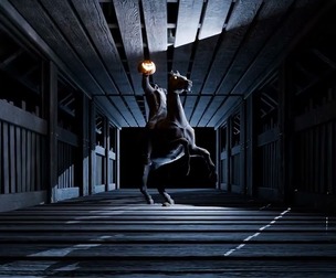 Headless Horseman Scene Dark Fantasy