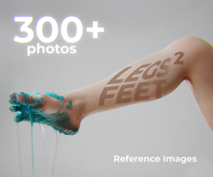 300+ Female Legs & Feet - Photo Reference Pack For Artists